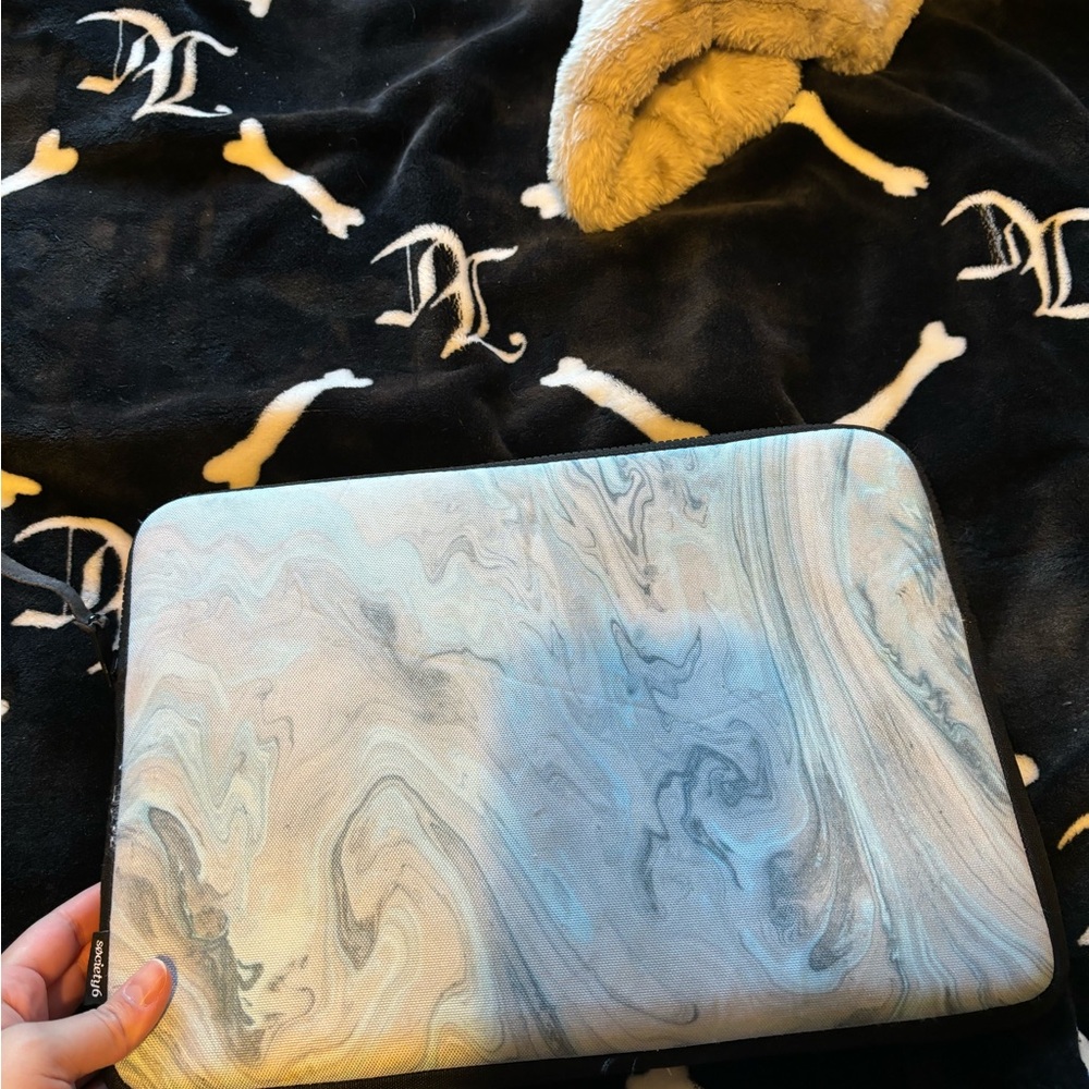 Society6 Blue Marble Laptop Sleeve